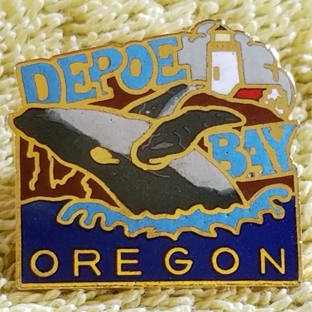 Depoe Bay Oregon Enamel Pin